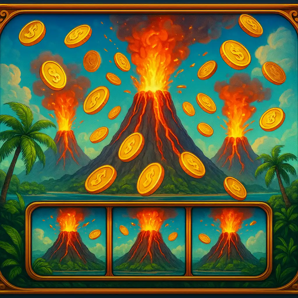 3 Coin Volcanoes